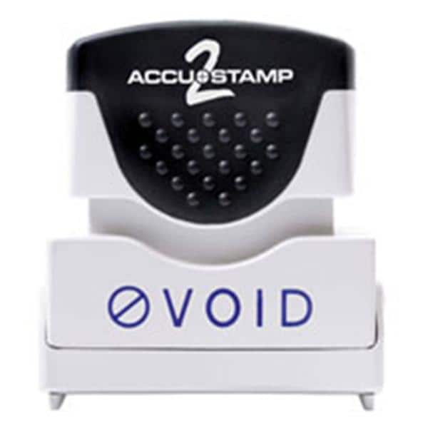 ACCU-STAMP2 1-Color Stamps With Microban Protection "Void" Blue Ea