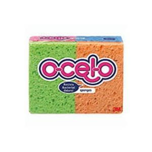 Ocelo Cellulose Sponges Assorted Color 6/Pk