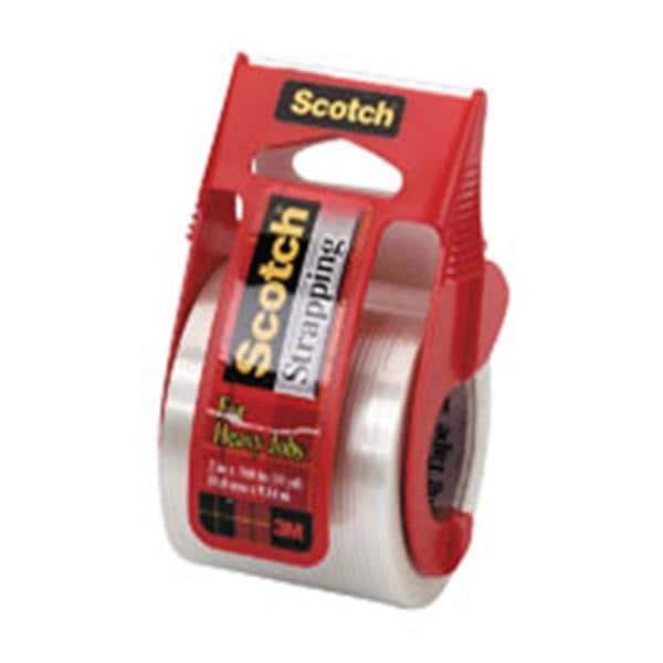 Scotch Strapping Tape With Dispenser 2 in x 10 Yd Ea