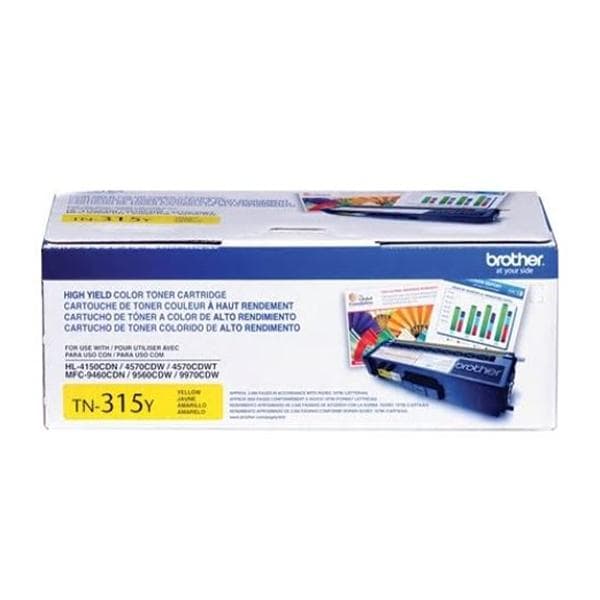 Brother TN-315Y Yellow Toner Cartridge Ea