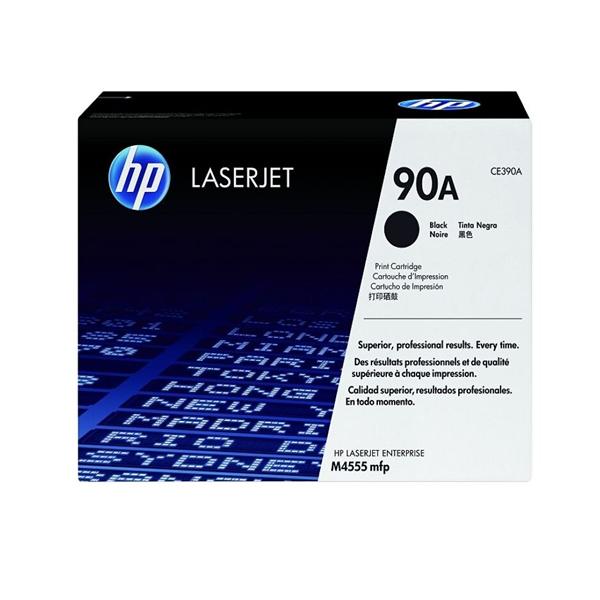 HP 90A Black Original Toner Cartridge (CE390A) Ea