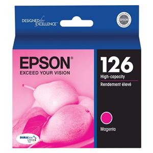 Epson T126320 DuraBrite Ultra High-Capacity Magenta Ink Cartridge Ea