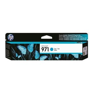 HP 971 Cyan Original Ink Cartridge (CN622AM) Ea