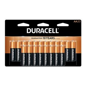 Duracell CopperTop General-Purpose AA Batteries 20/Pack 20/Pk, 12 PK/CA