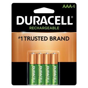 Duracell NiMH AAA Rechargeable Batteries 4/Pack NL2400B4N001 4/Pk