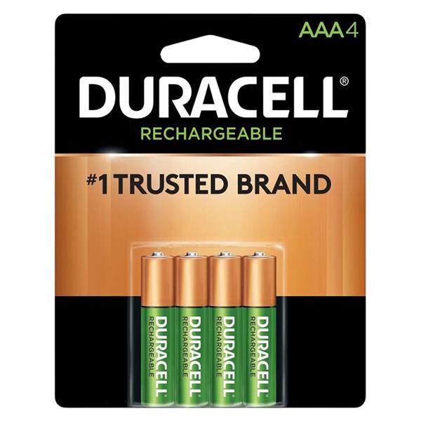 Duracell NiMH AAA Rechargeable Batteries 4/Pack NL2400B4N001 4/Pk