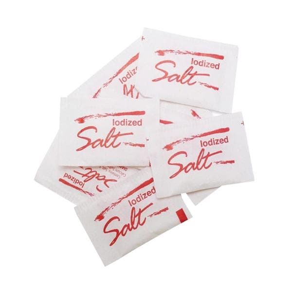 Iodized Salt Packets 3000/Pk