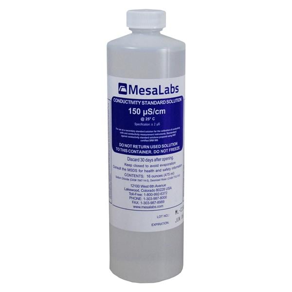 Conductivity Standard Solution 150uS 16oz Ea, 12 EA/CA