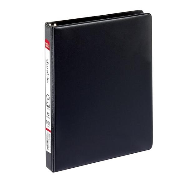 Nonstick Round-Ring Binder 1 in Rings Black Ea