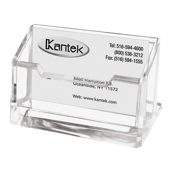 Kantek Business Card Holder 1 Pocket Clear Acrylic Ea