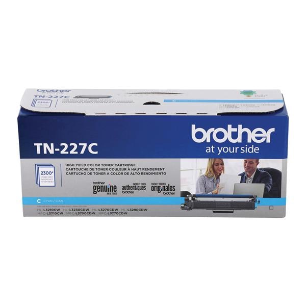 Brother TN-227C High-Yield Cyan Toner Cartridge Ea