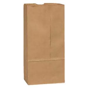 General Paper Bags, 12# 40 Lb Base Weight, 40% Recycled, Brown Kraft 500/Pk