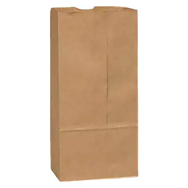 General Paper Bags, 12# 40 Lb Base Weight, 40% Recycled, Brown Kraft 500/Pk