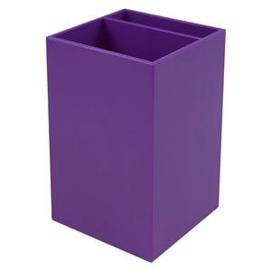 JAM Paper Pen Holder 3-7/8x2-3/4x2-3/4" Purple Ea