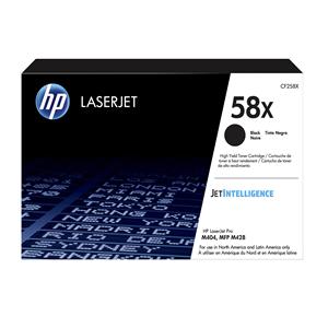 HP 58X High-Yield Black Toner Cartridge, CF258X Ea