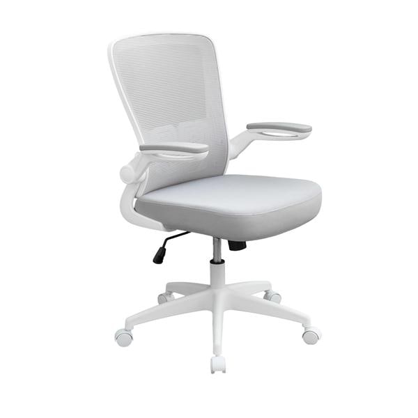 White Frame Mesh Bask Task Chair Ea