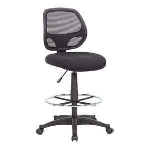 Mesh Back Drafting Chair, Armless Ea