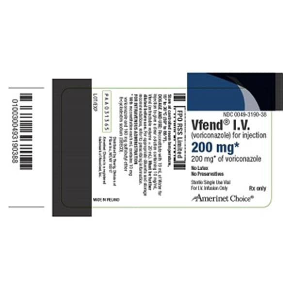 AMCHC Vfend I.V. Injection 200mg/vl Powder SDV Ea