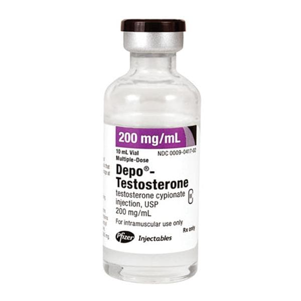 Depo-Testosterone Injection 200mg/mL MDV 10mL Each