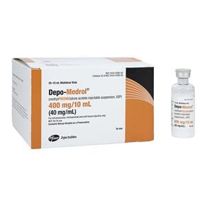 Depo-Medrol Injection 40mg/mL MDV 10mL 25/Bx