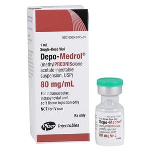 Depo-Medrol Injection 80mg/mL SDV 1mL Each