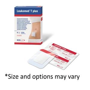 Leukomed T Plus Film Dressing Dressing 3-1/10x4" Sterile Adhesive Trans Hi Abs