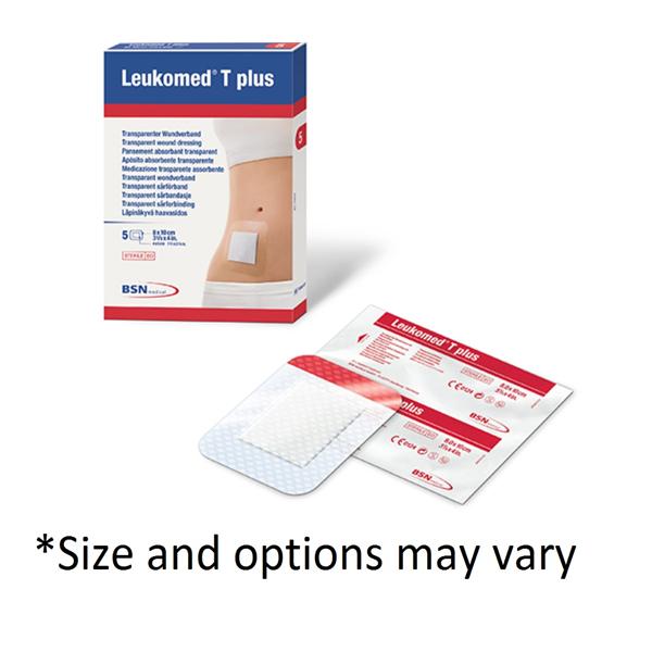 Leukomed T Plus Film Dressing Dressing 3-1/10x4" Sterile Adhesive Trans Hi Abs