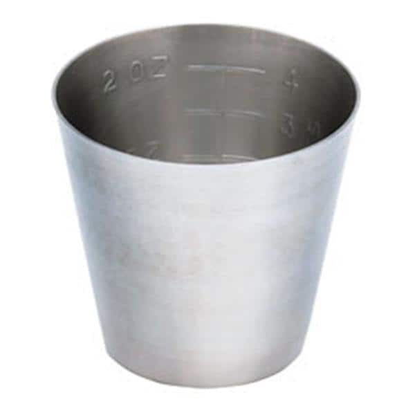 Medicine Cup Stainless Steel Silver