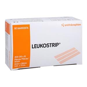 Leukostrip Skin Closure Strip Elastic 100% Polyamide 1/8x1-1/2" White 50/Bx, 4 BX/CA