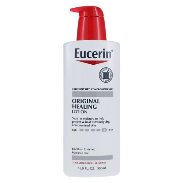 Eucerin Original Repair Lotion 16.9oz Fragrance Free Healing Soothing Skin Ea, 12 EA/CA