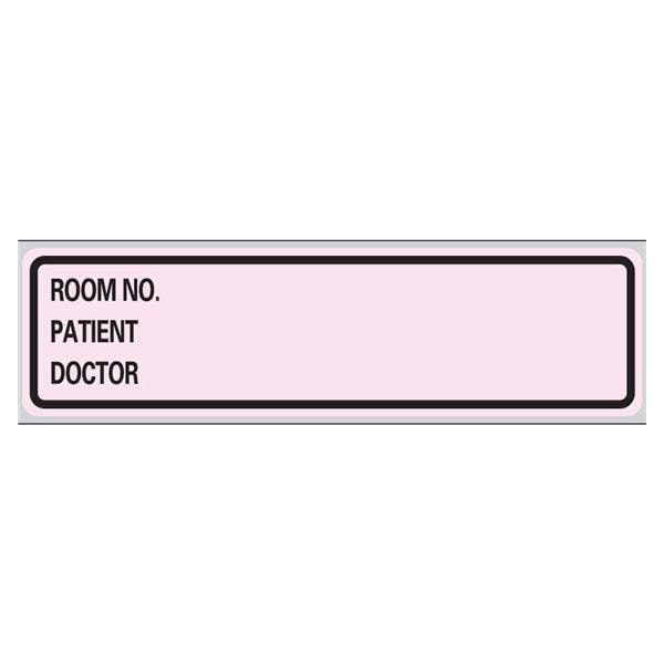 Binder/Chart Label Room No./Patient/Doctor Custom EA