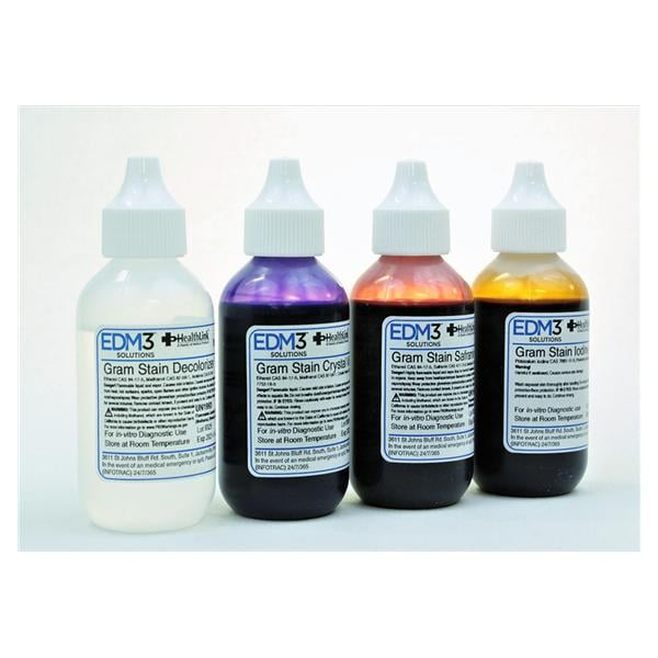 Gram Stain Set 4x2oz Ea