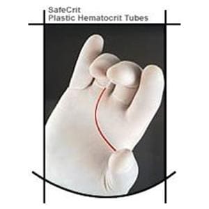 SafeCrit Microhematocrit Sodium Heparin Capillary Tube Plastic 1000/Ca