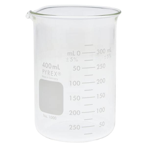 Beaker Ultrasonic Cleaner 400 mL Glass Ea