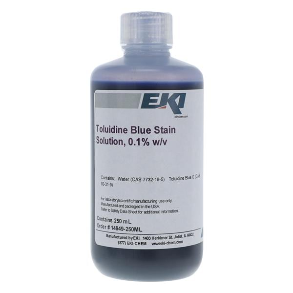 Toluidine Blue Stain Solution 0.1% 8oz 8oz/Bt