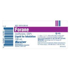 Forane Inhalation Solution 99.9% Bottle 100mL 6/Package