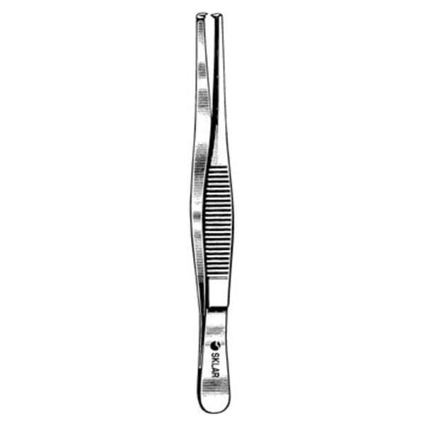 Tissue Forcep Straight 12" Ea