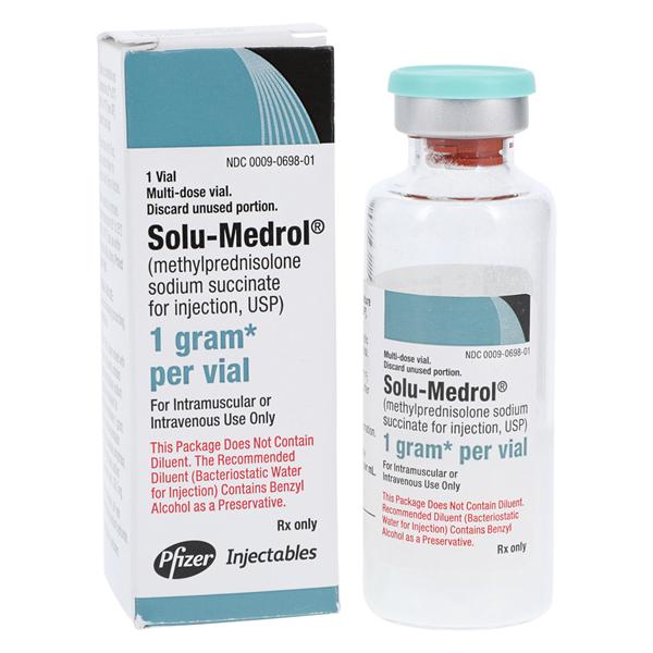 Solu-Medrol Injection 1gm MDV 16mL Each