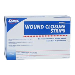 Wound Closure Strip Non-Woven Fibers 1x4" Breathable Transparent 200/Bx, 4 BX/CA