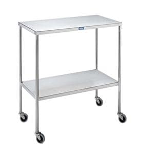 Instument Table 16x30x34" 3" Casters