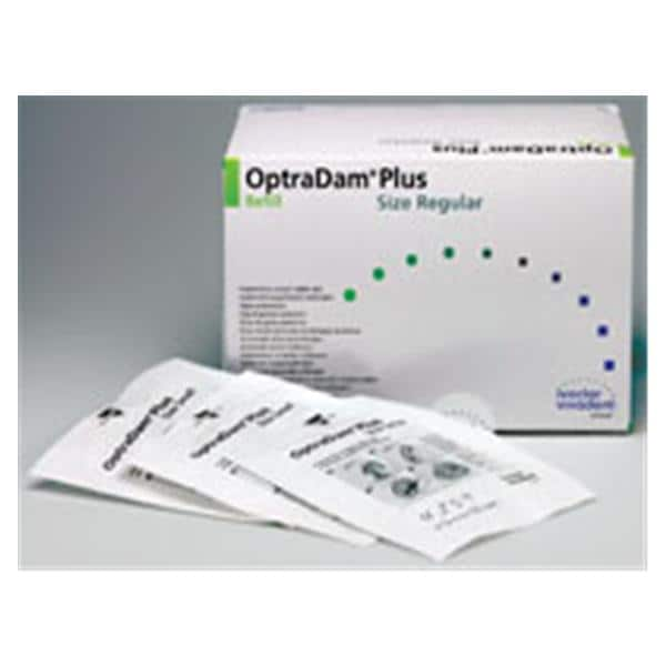 OptraDam Plus Preframed Rubber Dam Latex Regular Refills 50/Bx