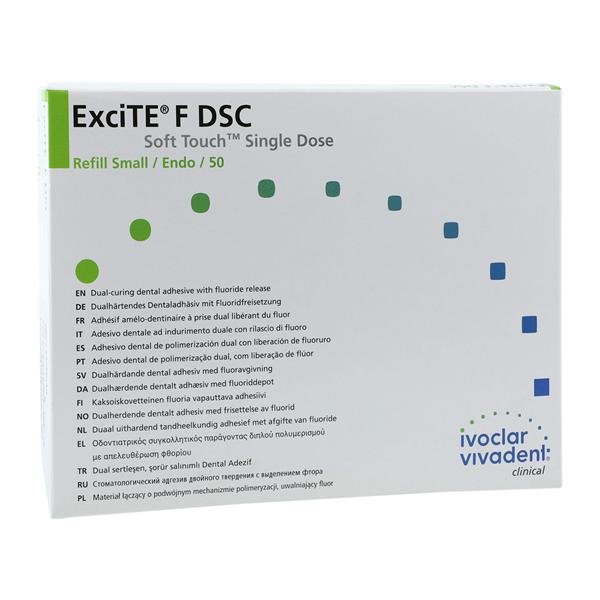 ExciTE F DSC Adhesive 0.1 Gm Soft Touch Single Dose Refill Package 50/Pk