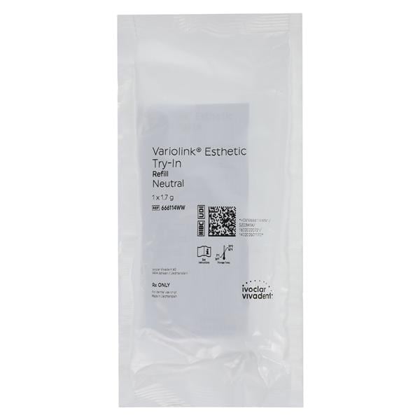 Variolink Esthetic Try-In Paste Cement Neutral 1.7 Gm Refill Ea