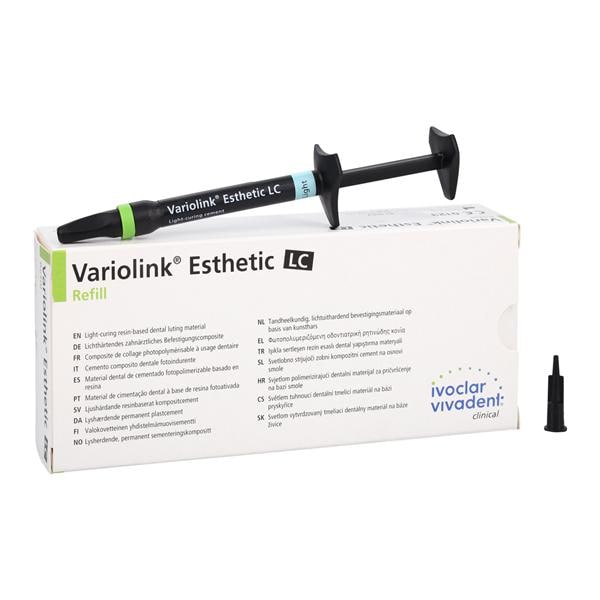 Variolink Esthetic LC Automix Cement Light 2 Gm Refill Ea