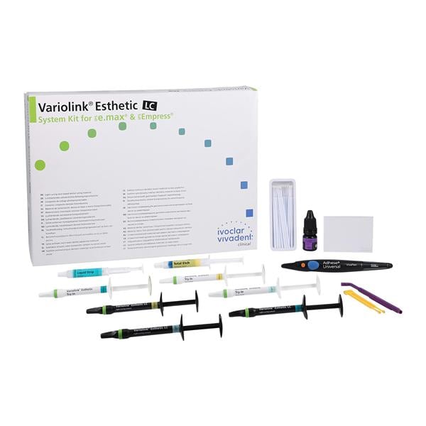 Variolink Esthetic LC Cement 2 Gm Emax Kit Ea