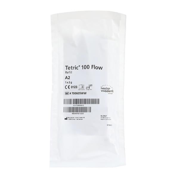 Tetric 100 Flow Flowable Composite A2 Bulk Fill Syringe Refill Ea