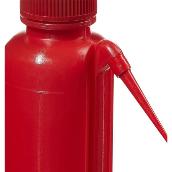 Nalgene Unitary Wash Bottle LDPE Red 250mL 4/Pk