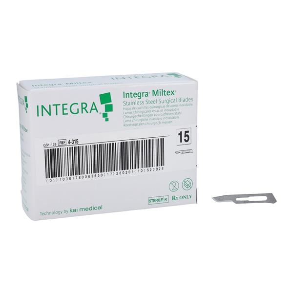 Blade Surgical #15 Sterile Disposable 100/Bx