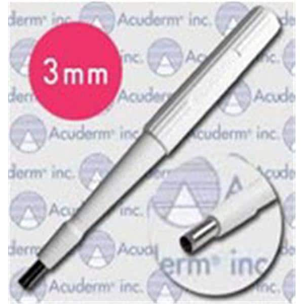 Acu-Punch Biopsy Punch 3mm Stainless Steel Blade Sterile Disposable 50/BX