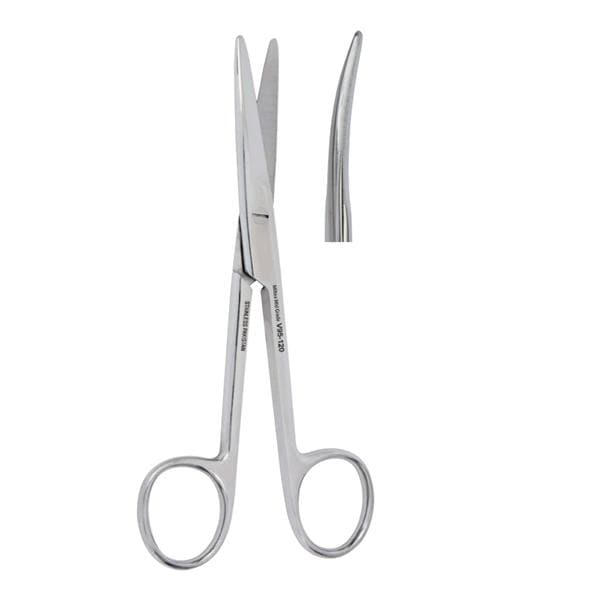 Vantage Mayo Dissecting Scissors Curved 5-1/2" Stainless Steel Ea